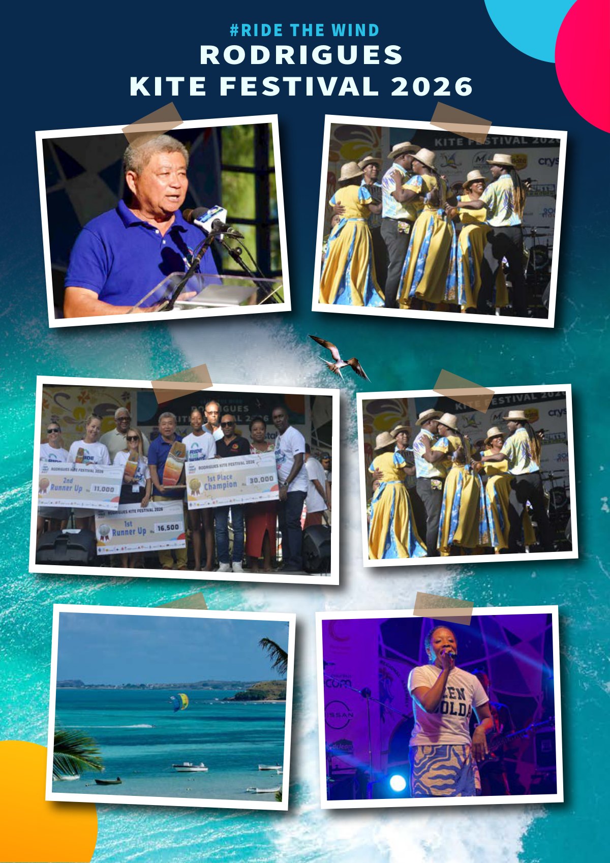 Riders, awards and lagoon highlights from the Rodrigues Kite Festival 2026
